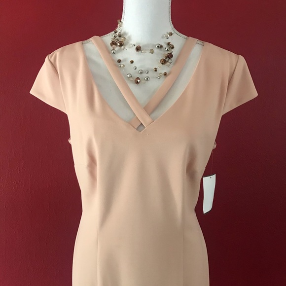 NWT: Peach Connected Apparel dress. Sz. 12 - Picture 3 of 12
